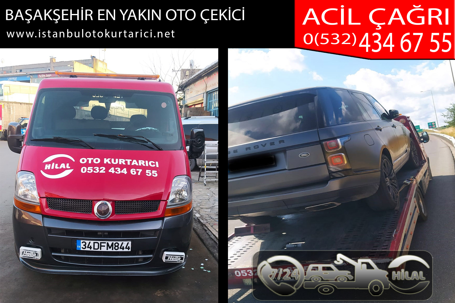 başakşehir en yakın oto çekici