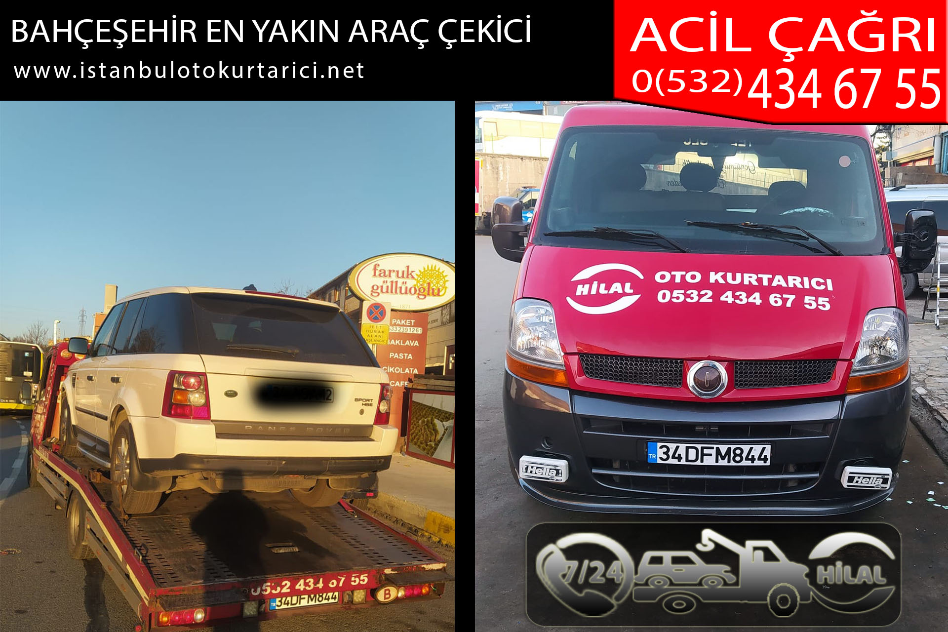 bahçeşehir en yakın araç çekici