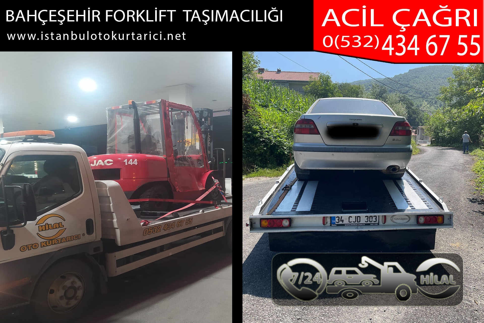 bahçeşehir forklift taşımacılığı